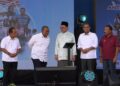 ANWAR Ibrahim (tiga dari kanan) meluncurkan Sambutan Peringatan Hari Antidadah Tahun 2025 di Dataran Darulaman, Jitra, Kedah sambil diperhatikan Muhammad Sanusi Md. Nor (dua dari kiri) dan Saifuddin Nasution Ismail (dua dari kanan).