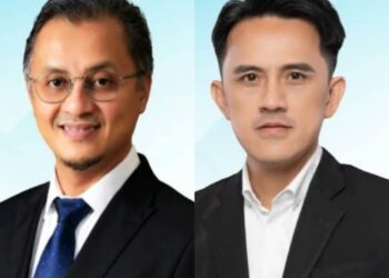 MOHAMAD Abdul Hamid (kiri) dan Goh Choon Aik