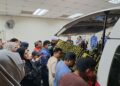 JENAZAH salah seorang mangsa yang selesai dibedah siasat di Jabatan Forensik Hospital Sultanah Bahiyah (HSB) di Alor Setar.