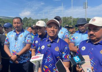 AEDY Fadly Ramli pada sidang akhbar program Hari Keluarga JPJ (HKJPJ) 2025 di Pusat Sukan Universiti Kebangsaan Malaysia (UKM) di Bangi hari ini.