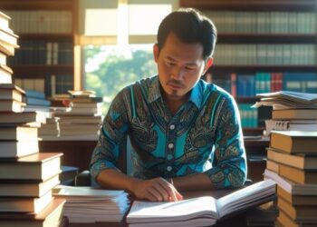 KOMUNITI akademik tidak boleh lagi sekadar berbicara tentang idealisme tanpa mengaitkannya dengan pelaksanaan. – ILUSTRASI AI