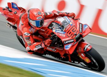 AKSI Marc Marquez dalam Grand Prix Belanda baru-baru ini. - AFP