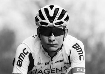 Samuele Privitera yang maut ketika menyertai perlumbaan Tour of the Aoste Valley-Mont Blanc, hari ini. - AFP
