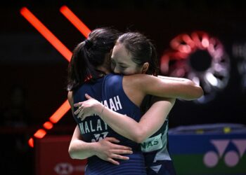 KALI terakhir beregu wanita Malaysia memegang ranking kedua tertinggi itu adalah menerusi pasangan legenda Wong Pei Tty-Chin Eei Hui pada 2009. - AFP
