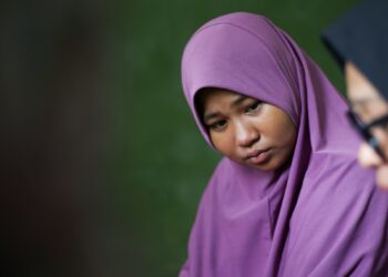 PUTRI Qisya Nur Izat Mohamad Azim Izat ketika ditemui di rumah neneknya di Kampung Bohor Karang di Jerlun, Kubang Pasu. -UTUSAN/SHAHIR NOORDIN