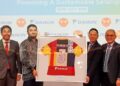 Raja Muda Selangor, Tengku Amir Shah Sultan Sharafuddin Idris Shah pada majlis menandatangani penajaan bersama Daikin di Petaling Jaya, semalam. - IHSAN SFC