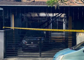 KEADAAN rumah keluarga terbabit yang musnah dalam kejadian kebakaran di Taman Permai, Seremban pada 21 Ogos lalu.