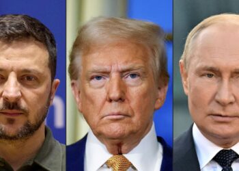 VOLODYMYR ZELENSKY, DONALD TRUMP DAN VLADIMIR PUTIN