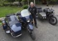 MARK Warren bergambar dengan motosikalnya. - AGENSI