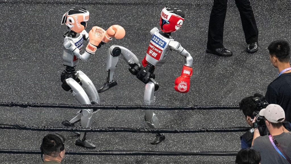 China anjur olimpik robot pertama di dunia