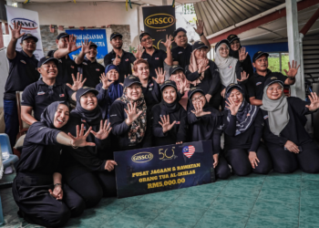 GISSCO Sdn. Bhd. santuni warga emas sempena ulang tahun ke-50 menerusi program tanggungjawab sosial korporat (CSR).