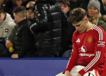 Alenjandro Garnacho  menetapkan hasratnya berpindah ke Chelsea, dengan kelab itu menunjukkan minat yang kuat terhadap pemain berusia 21 tahun tersebut.. - AFP