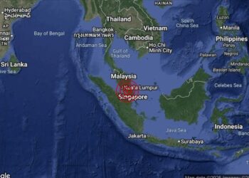 GEMPA bumi yang berlaku di utara Sumatera, Indonesia dengan magnitud 5.6 turut dirasakan gegarannya di daerah Segamat pagi tadi. - MEDIA SOSIAL