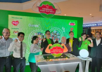nancy Shukri merasmikan pameran Galeri Kuat Zat Besi Dugro untuk meningkatkan kesedaran mengenai kepentingan saringan zat besi di IOI Mall, Putrajaya baru-baru ini.