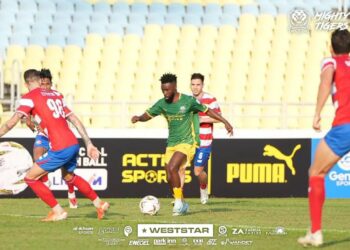 AKSI Imigresen FC menentang Kuala Lumpur City FC (KL CITY), baru-baru ini. - IHSAN FB IMIGRESEN FC
