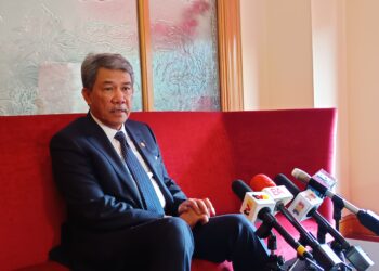 MOHAMAD Hasan ketika ditemui pemberita di Seremban hari ini.-UTUSAN/NOR AINNA HAMZAH.