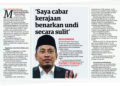 LAPORAN Mingguan Malaysia, semalam
