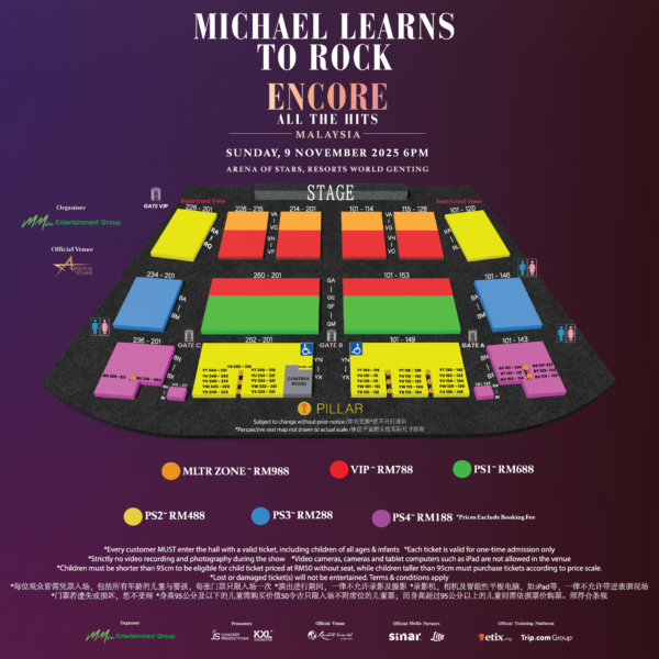 MLTR Show Seating Layout