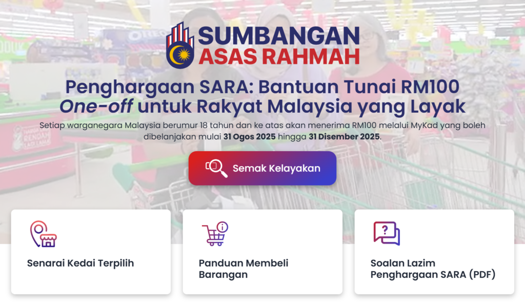 22 juta pemegang MyKad boleh semak kelayakan SARA – PM