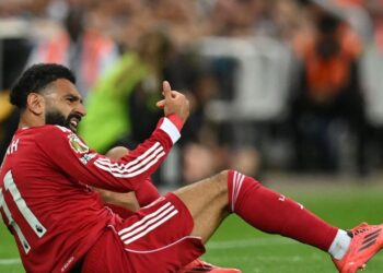 Mohamed Salah mempunyai persepsi positif terhadap kemampuan Arsenal musim ini. - AFP