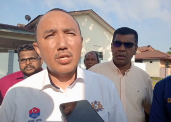 MOHD. Jafni Md. Shukor ditemui pemberita di Kulai, Johor hari ini.