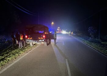 LOKASI kejadian dua penunggang basikal warganegara Bangladesh yang maut dipercayai dilanggar sebuah kenderaan di Parit Salam, Parit Yusof, Muar, Johor malam tadi.
