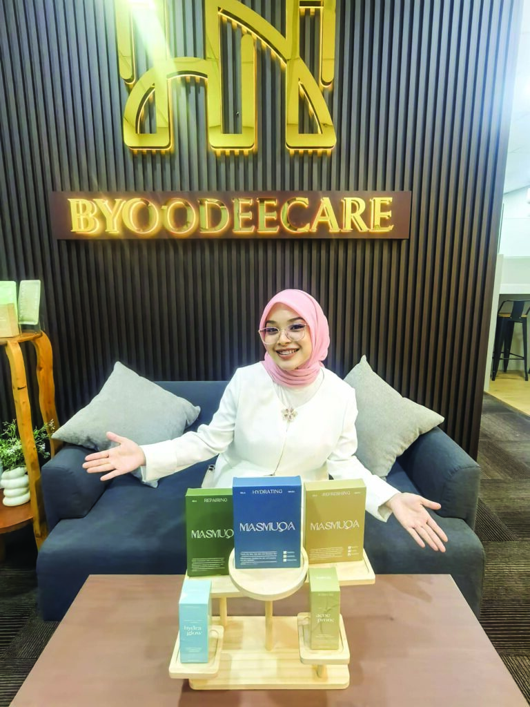 Masker helaian untuk kulit sensitif