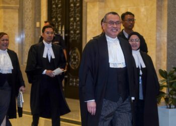 WAN Ahmad Farid pada Majlis Meraikan Pelantikan Ketua Hakim Negara di Istana Kehakiman.