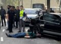 SUSPEK yang mempunyai lebih 44 rekod jenayah ditembak mati ketika berbalas tembakan dengan polis di Jalan Bukit Tunku.-UTUSAN/MASZUREEN HADZMAN