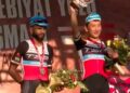 Merhawi Kudus (kiri) dan Jambaljamts Sainbayar ketika mewakili TSG di LTdL.