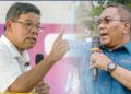 SAIFUDDIN Nasution Ismail (kiri) dan Sanusi Md. Nor (kanan)