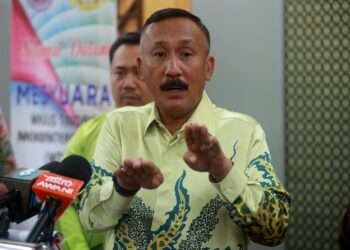 RUSLIN JUSOH semasa sidang akhbar selepas mesyuarat Tindakan Membanteras Dadah Peringkat Negeri Kelantan di Kompleks Kota Darulnaim, Kota Bharu, Kelantan. - UTUSAN/KAMARUL BISMI KAMARUZAMAN