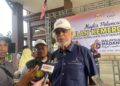 KHALID Abdul Samad semasa sidang akhbar selepas Majlis Peluncuran Bulan Kemerdekaan Peringkat Lembaga Kemajuan Pertanian Kemubu (KADA) di Ibu Pejabat KADA, Lundang, Kota Bharu, Kelantan. - UTUSAN/ROSMIZAN RESDI