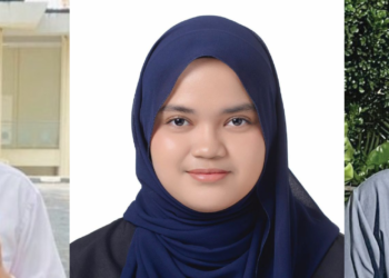 DARI kiri: Abdul Hakeem Adzra’ai, Muhammad Afnan Farihin Samsuri, Mursyidah Zainal Arifin, Ariff Daniel Osmera dan  Noorfatin Atika Zahid.
