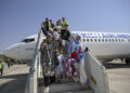 ALEPPO, SYRIA - AUGUST 1: Turkish Airlines (THY) resumes its flights to Aleppo, Syria, on August 1, 2025, after a 13-year suspension due to the outbreak of civil war in April 2012. The first flight departed from Istanbul Airport at 08:10 a.m. with 145 passengers on board under the flight number TK844. The aircraft landed at Aleppo International Airport at 10:10 a.m., signaling a historic restart of air travel between Turkiye and Syria. ( Murat Şengül - Anadolu Agency )
