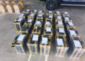 KOTAK-kotak yang dirampas mengandungi rokok elektronik menerusi pemeriksaan sebuah van dan serbuan di sebuah premis sekitar Taman Kim, Padang Besar, Perlis semalam.