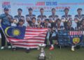 Pemain ragbi remaja kebangsaan berjaya mengharumkan nama negara apabila menjuarai Kejohanan Ragbi 7s Sekolah Asia di Hong Kong, kelmarin.