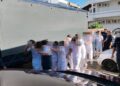 13 bekas pelajar Kolej Vokasional Lahad Datu dijatuhkan hukuman penjara oleh Mahkamah Tinggi Tawau kerana membunuh rakan mereka Mohamad Nazmie Aizzat Mohd. Narul Azwan. - UTUSAN/BESSE AISYAH