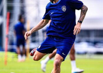 Joao Figueiredo dijangka terus menjadi pilihan untuk mengemudi jentera serangan JDT dalam aksi menentang Sabah FC, malam ini.-IHSAN JOHOR SOUTHERN TIGERS