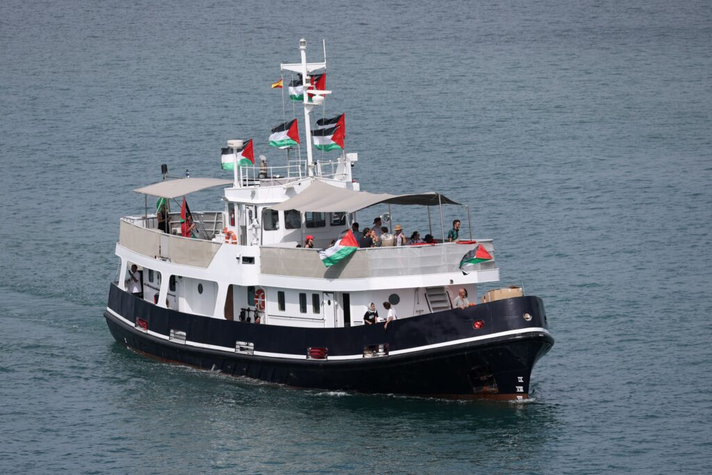 Global Sumud Flotilla: 38 kapal belayar ke Gaza dari Teluk Itali 1 32 LEAD Flotila Gaza pix1