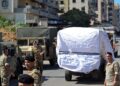 PASUKAN tentera Lubnan berkawal ketika sebuah trak sarat dengan senjata meninggalkan kem pelarian Palestin di Beddawi, berhampiran bandar utara Tripoli.-AFP