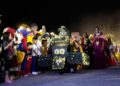 PERARAKAN murid dan perarakan kenderaan berhias antara yang menarik perhatian sempena penutupan Bulan Kebangsaan peringkat Sekolah Tengku Budriah (STB) yang berlangsung penuh meriah di Dewan Sivik, Arau, Perlis malam tadi.-UTUSAN/MOHD. HAFIZ ABD. MUTALIB