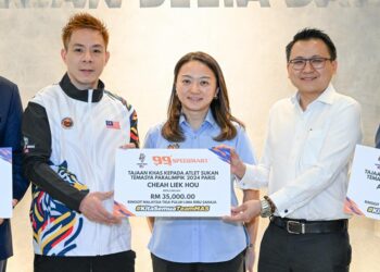 HANNAH Yeoh (tengah) Majlis Pemberian Tajaan Khas kepada pemenang pingat Paralimpik 2024.