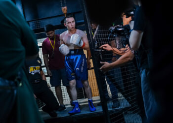 PETALING JAYA, 21 September 2025 - Harris Aliff pada All Star Championship 2025 (Boxing Championship) di Bunker, Kota Damansara. Gambar  M. FIRDAUS M. JOHARI