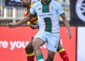 RAMADHAN (depan) meledak gol kemenangan ketika Kuching City menewaskan Selangor FC, kelmarin.- IHSAN KUCHING CITY.