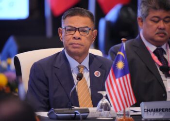 SAIFUDDIN Nasution Ismail mempengerusikan Mesyuarat Menteri-Menteri ASEAN Mengenai Jenayah Rentas Sempadan (AMMTC) Ke-19 dan mesyuarat berkaitan di sebuah hotel di Banda Hilir, Melaka.