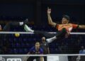 Muhammad Hafizul Hayazi Adnan (kanan) antara yang dipanggil menyertai kem negara untuk persediaan ke Sukan SEA Thailand. - UTUSAN/FARIZ RUSADIO