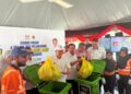 NGA Kor Ming Ketika merasmikan Majlis Pra-Pelancaran Hari Cuci Malaysia (HCM) 2025 di Pasar Seni Kuala Lumpur pagi ini.