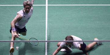 Chen Tang Jie-Toh Ee Wei menewaskan pasangan Taiwan, Yang Po Hsuan-Hu Ling Fang 21-15, 21-9 dalam aksi pusingan pertama di Jyske Bank Arena, Odense semalam.