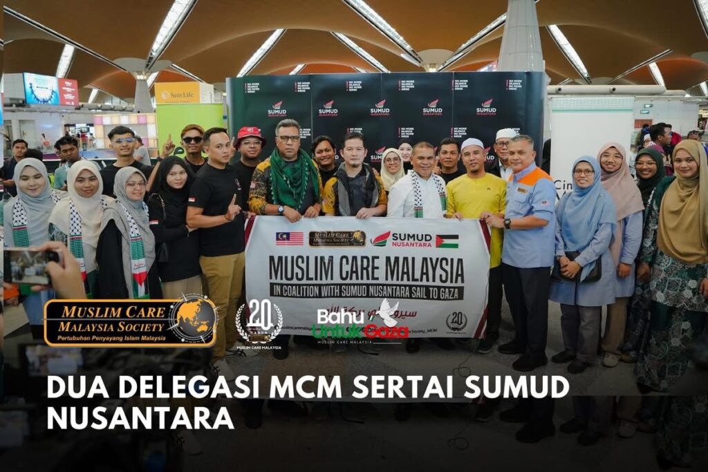 Dua wakil Muslim Care berlayar ke Gaza, esok 